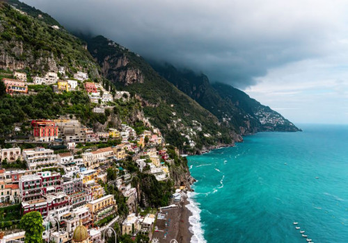 Kaart Italië Amalfi kust: route, afstanden en vervoer